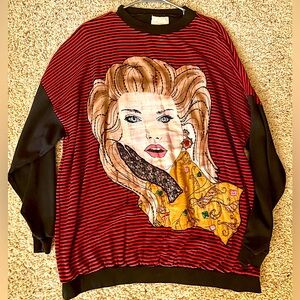 Vintage 80’s Oversized Jou Jou Sweater